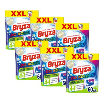 Kapsułki do prania BRYZA 4 w 1 Spring Freshness do koloru 360 szt.