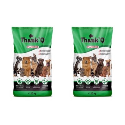 Karma dla psa THANKQ Standard Wołowina 2 x 10 kg