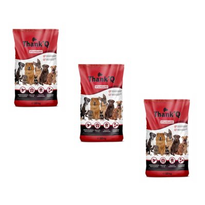 Karma dla psa THANK'Q Standard Szynka 3 x 10 kg