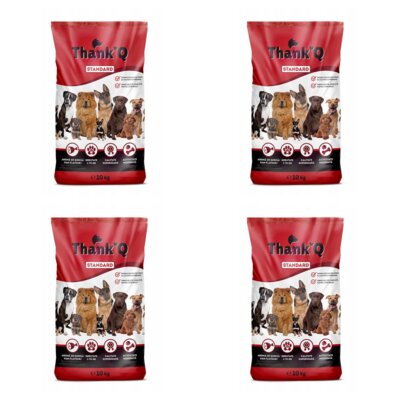 Karma dla psa THANK'Q Standard Szynka 4 x 10 kg