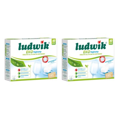 Tabletki do zmywarek LUDWIK All In One Ekologiczne 80 szt.