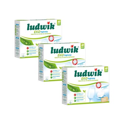 Tabletki do zmywarek LUDWIK All In One Ekologiczne 120 szt.