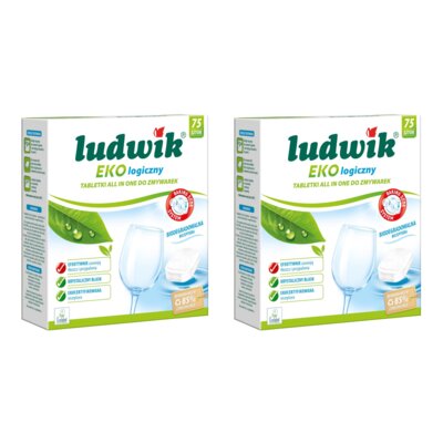Tabletki do zmywarek LUDWIK All In One Ekologiczne - 150 szt.