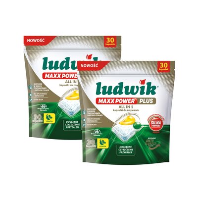 Kapsułki do zmywarek LUDWIK Maxx Power Plus 60 szt.