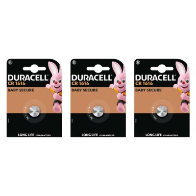 Bateria CR1616 DURACELL (3 szt.)
