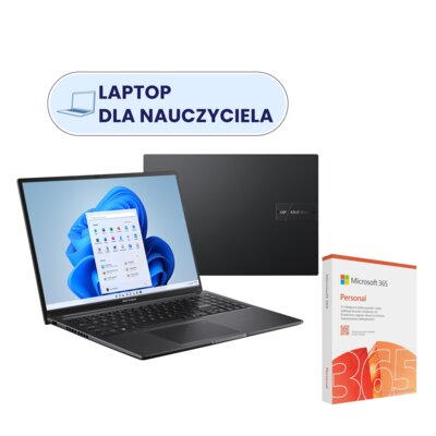 Laptop ASUS VivoBook 16 X1605VA-MB1801W 16" IPS i5-13420H 16GB RAM 512GB SSD Windows 11 Home + Program MICROSOFT 365 Personal