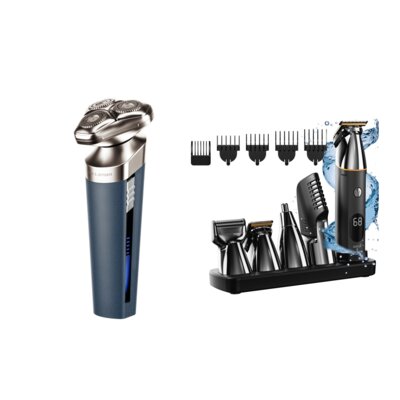 Golarka GOTZE & JENSEN MS550 Na mokro i sucho + Trymer GÖTZE & JENSEN Multigroom All-In-One TR910
