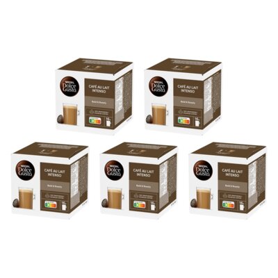 Kapsułki NESCAFE Cafe Au Lait Intenso do ekspresu Nescafe Dolce Gusto (80 szt.)