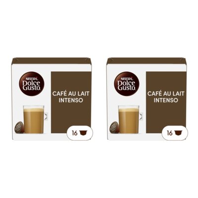 Kapsułki NESCAFE Cafe Au Lait Intenso do ekspresu Nescafe Dolce Gusto (32 szt.)