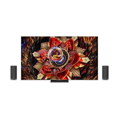 Telewizor TCL 75C9K 75" QD-Mini LED 4K 144Hz + Zestaw Stereo TCL Z100E (2szt.) CZ+CZ Google TV Dolby Vision IQ Dolby Atmos HDMI 2.1
