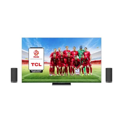 Telewizor TCL 75C9K 75" QD-Mini LED 4K 144Hz + Zestaw Stereo TCL Z100E (2szt.) CZ+CZ Google TV Dolby Vision IQ Dolby Atmos HDMI 2.1