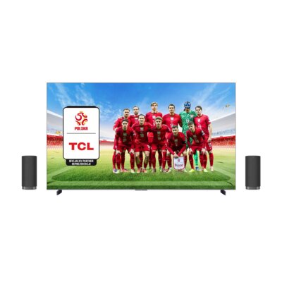 Telewizor TCL 98C8K 98" QD-Mini LED 4K 144Hz + Zestaw Stereo TCL Z100E (2szt.) CZ+CZ Google TV Dolby Atmos Dolby Vision HDMI 2.1
