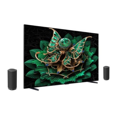 Telewizor TCL 98C7K 98" QD-Mini LED 4K 144Hz + Zestaw Stereo TCL Z100E (2szt.) CZ+CZ Google TV Dolby Vision IQ Dolby Atmos HDMI 2.1
