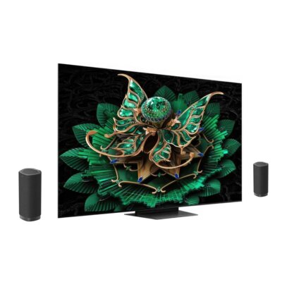 Telewizor TCL 50C7K 50" QD-Mini LED 4K 144Hz + Zestaw Stereo TCL Z100E (2szt.) CZ+CZ Google TV Dolby Vision IQ Dolby Atmos HDMI 2.1