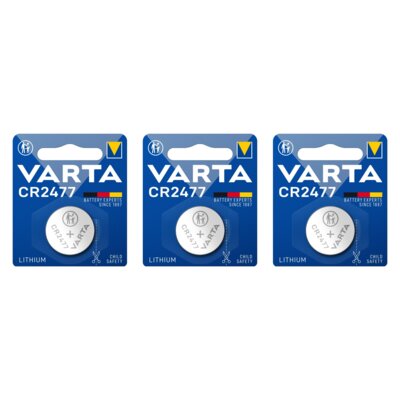 Bateria CR2477 VARTA (3 szt.)