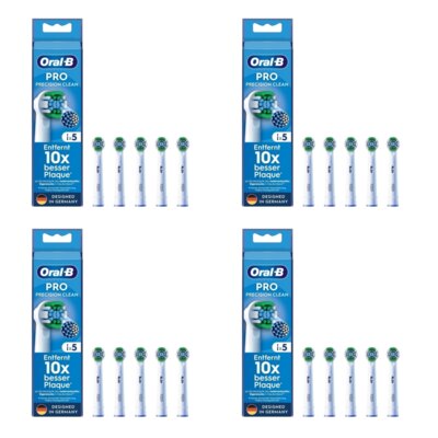 Oryginalna końcówka szczoteczki ORAL-B Pro Precision Clean (20 szt.) (Precyzyjne czyszczenie)