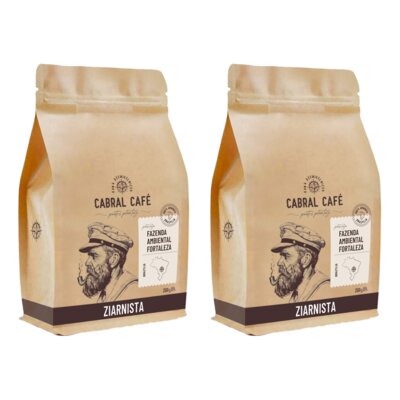 Kawa ziarnista CABRAL CAFE Fazenda Ambiental Fortaleza 2 x 0.25 kg (Rzemieślnicza)