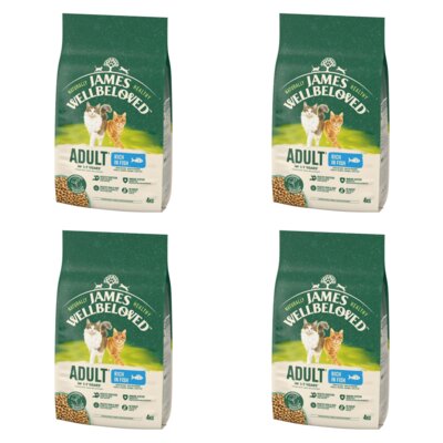 Karma dla kota JAMES WELLBELOVED Adult Monobiałkowa z rybą 4 x 4 kg