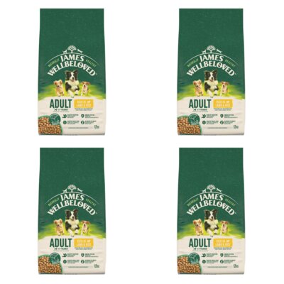 Karma dla psa JAMES WELLBELOVED Adult Monobiałkowa z jagnięciną i ryżem 4 x 12 kg