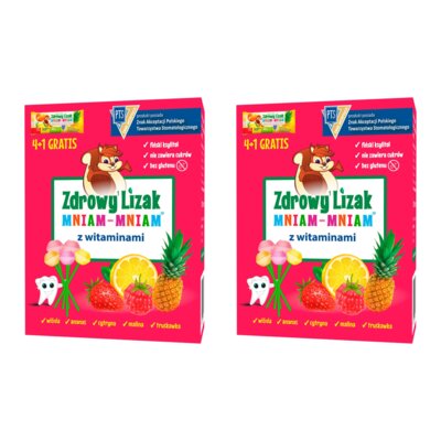 Lizak MNIAM-MNIAM Z witaminami (2 x 5 szt.)