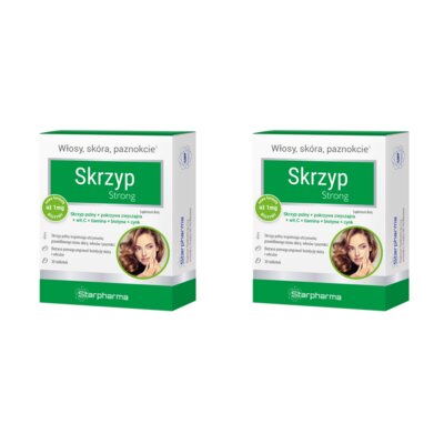 Kompleks witamin i minerałów STARPHARMA Strong Skrzyp (2 x 30 tabletek)