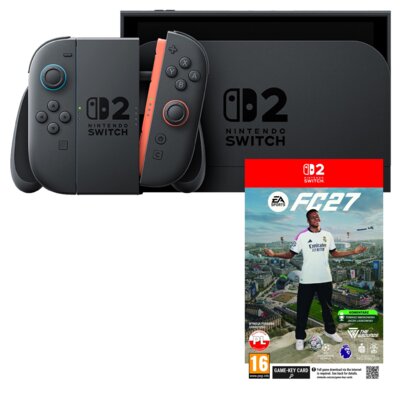 Konsola NINTENDO Switch 2 Czarny + EA SPORTS FC 27 Gra NINTENDO SWITCH 2