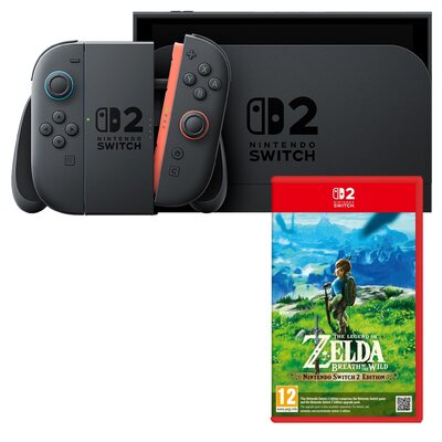 Konsola NINTENDO Switch 2 Czarny + The Legend Of Zelda: Breath Of The Wild Gra NINTENDO SWITCH 2