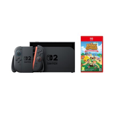 Konsola NINTENDO Switch 2 Czarny + Animal Crossing New Horizons Gra NINTENDO SWITCH 2