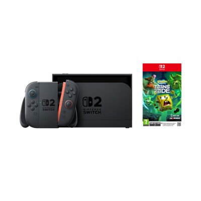 Konsola NINTENDO Switch 2 Czarny + SpongeBob Squarepants: Titans of The Tide Gra NINTENDO SWITCH 2