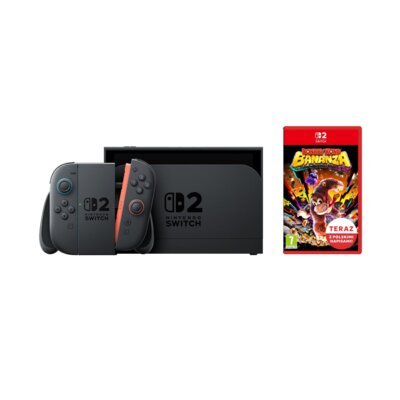 Konsola NINTENDO Switch 2 Czarny + Donkey Kong Bananza Gra NINTENDO SWITCH 2