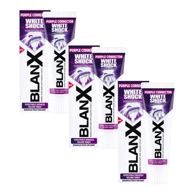 Pasta do zębów BLANX White Shock 75 ml 3 szt.