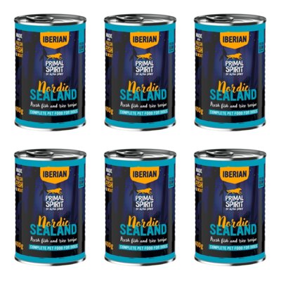 Karma dla psa PRIMAL SPIRIT Iberian Nordic Sealand 6 x 400 g