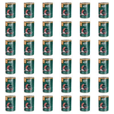 Karma dla psa PAN MIĘSKO z Ziołami Pasztet z kaczką 36 x 400 g