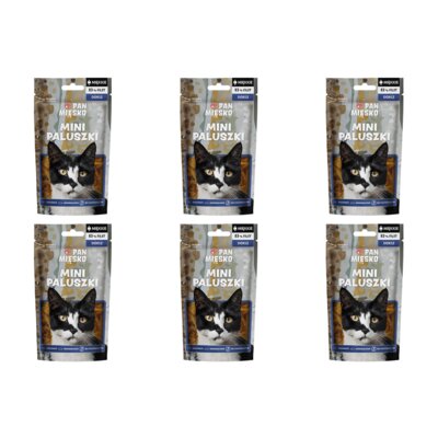 Przysmak dla kota PAN MIĘSKO Mini paluszki Dorsz 6 x 50 g