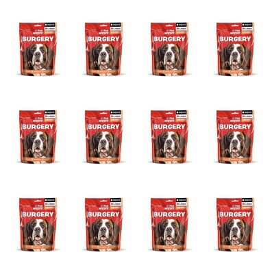 Przysmak dla psa PAN MIĘSKO Burgery Wołowina 12 x 100 g