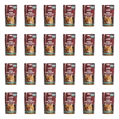 Przysmak dla kota PAN MIĘSKO Mini paluszki kaczka z kocimiętką 24 x 50 g