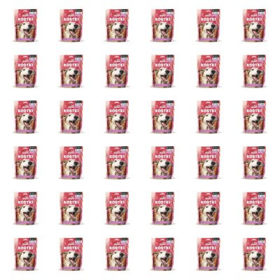 Przysmak dla psa PAN MIĘSKO Kostki Jagnięcina 36 x 100 g