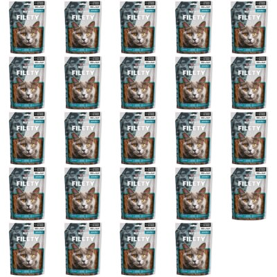 Przysmak dla kota PAN MIĘSKO Filety z makreli 24 x 100g