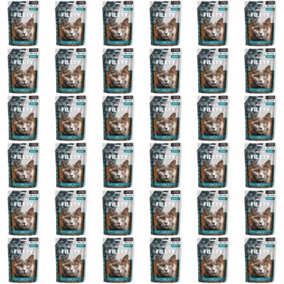 Przysmak dla kota PAN MIĘSKO Filety z makreli 36 x 100g