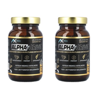 Kompleks witamin i minerałów AXMED Alpha Drive (120 kapsułek)