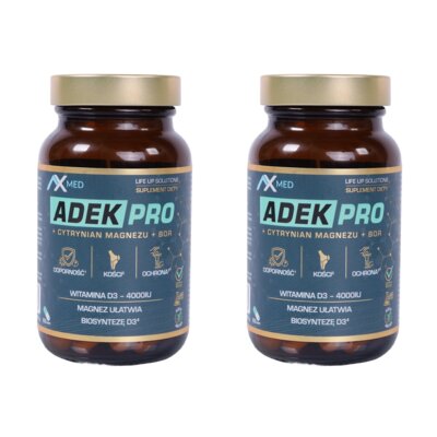 Kompleks witamin i minerałów AXMED Adek Pro (120 kapsułek)