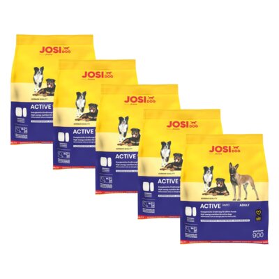 Karma dla psa JOSIDOG Adult Active Drób 5 x 900 g