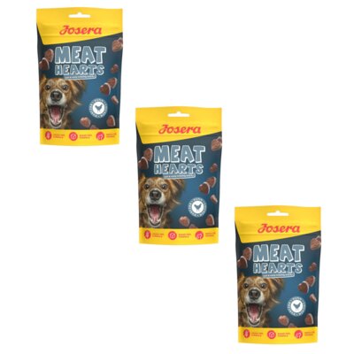 Przysmak dla psa JOSERA Meat Hearts Kurczak 3 x 70 g
