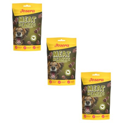 Przysmak dla psa JOSERA Meat Hearts Indyk 3 x 70 g
