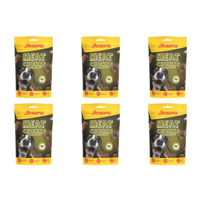Przysmak dla psa JOSERA Meat Chunks Indyk 6 x 70 g