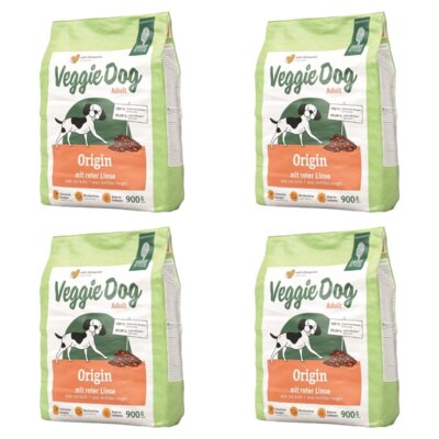 Karma dla psa GREEN PETFOOD VeggieDog Origin Adult z soczewicą 4 x 900 g