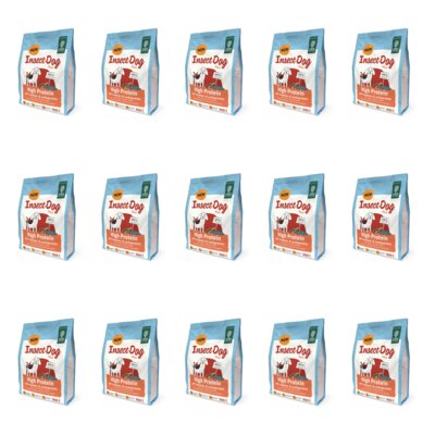 Karma dla psa GREEN PETFOOD InsectDog High Protein Adult 15 x 900 g