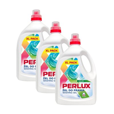 Żel do prania PERLUX Color XL Pack 3 x 3000 ml do kolorowych tkanin