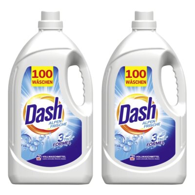 Żel do prania DASH White 2 x 5000 ml