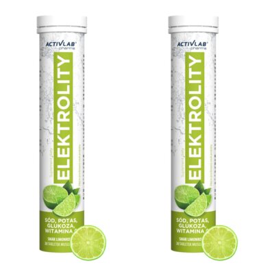 Elektrolity ACTIVLAB Limonka (40 tabletek)